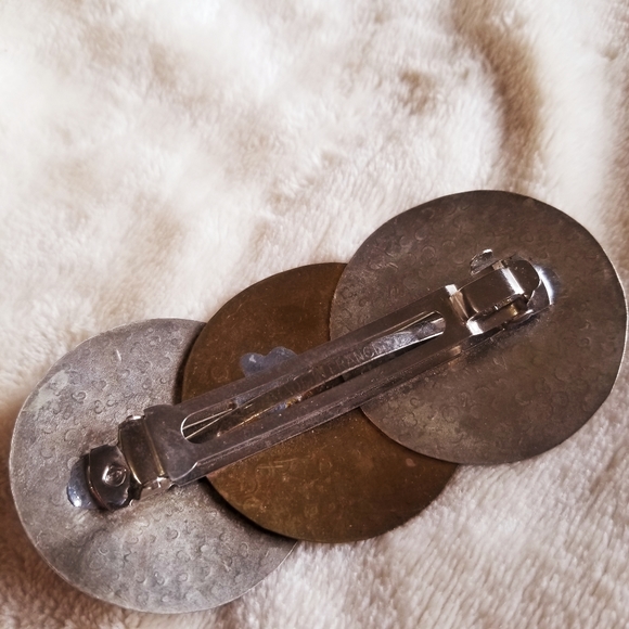 Sold Vtg French aztec hair clip - Picture 3 of 4